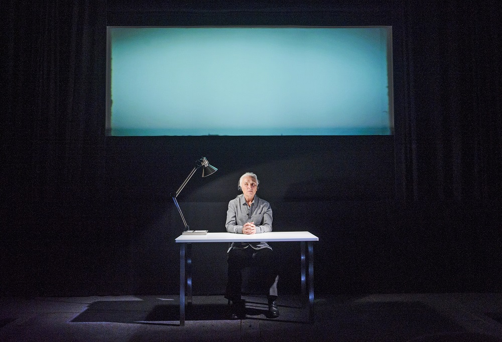 Lessness by Samuel Beckett performed by Olwen Fouéré - Theatre at Project Arts Centre, Dublin (image by Tristram Kenton)