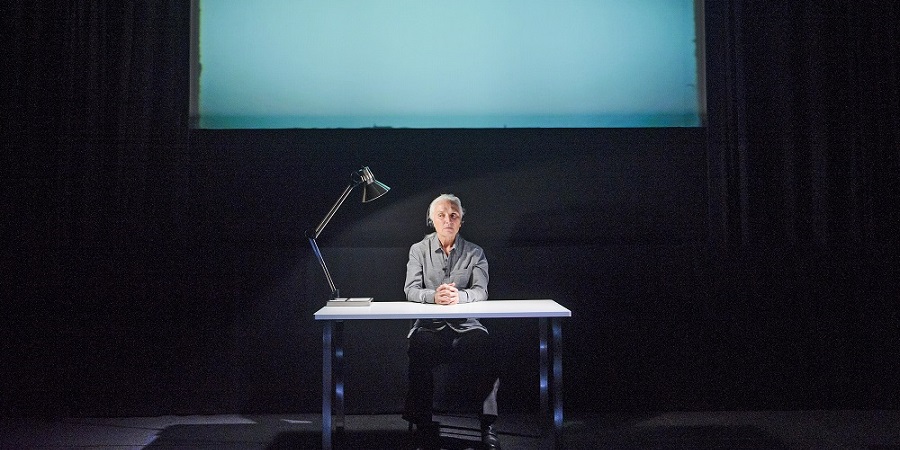 Lessness by Samuel Beckett performed by Olwen Fouéré - Theatre at Project Arts Centre, Dublin (image by Tristram Kenton)