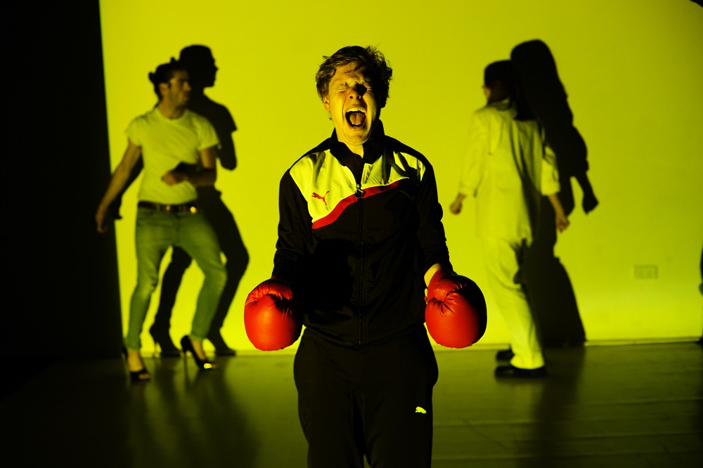 Castle Rock - Massive Owl - Performance at Project Arts Centre, Dublin (Photograph by Paul Samuel White)